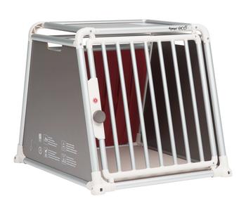 4pets Hundetransportbox ECO Line 3, Grau - Aluminium / Kunststoff Holz Stahl