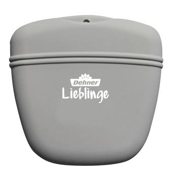 Dehner Lieblinge Futtertasche Silikon, grau, ca. B12,5/H10,5/T5,5 cm - Silikon / Kunststoff