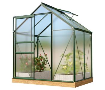 Vitavia Gewächshaus Primus 2500, HKP, Dunkelgrün - Aluminium, Polycarbonat