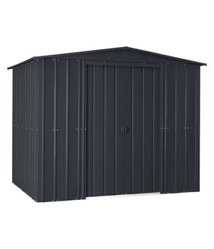 Globel Gerätehaus Somnium 88, ca. B245/H198/T247 cm, Dunkelgrau - Stahl