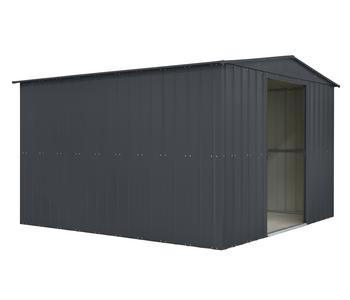 Globel Gerätehaus Somnium 1010, ca. B308/H202/T309 cm, Dunkelgrau - Stahl