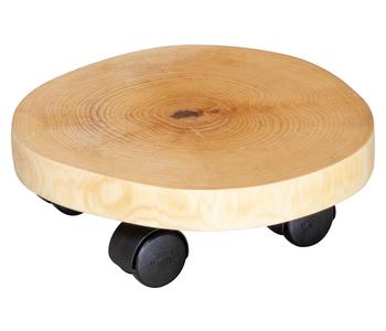 Wagner Pflanzenroller Birke, ca. Ø30/H8 cm, Natur - Birkenholz