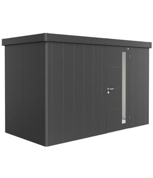Biohort Gerätehaus Neo 1D, Dunkelgrau - Stahl / Metall