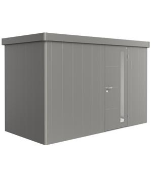 Biohort Gerätehaus Neo 1D, Quarzgrau - Stahl / Metall