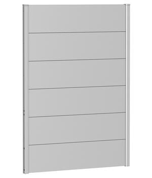 Biohort Sichtschutz, ca. B100/H135 cm, Silber - Metall