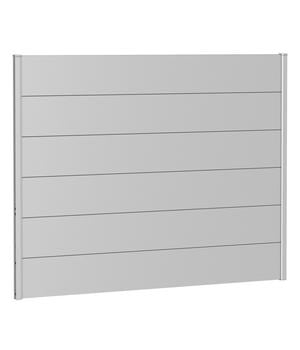 Biohort Sichtschutz, ca. B180/H135 cm, Silber - Metall