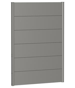 Biohort Sichtschutz, ca. B100/H135 cm, Quarzgrau - Metall