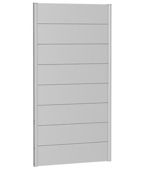 Biohort Sichtschutz, ca. B100/H180 cm, Silber - Metall