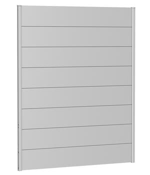Biohort Sichtschutz, ca. B150/H180 cm, Silber - Metall