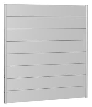 Biohort Sichtschutz, ca. B180/H180 cm, Silber - Metall