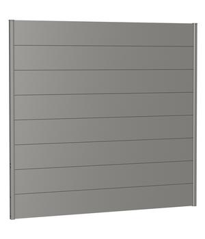 Biohort Sichtschutz, ca. B200/H180 cm, Quarzgrau - Metall