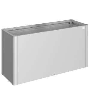 Biohort Metall HochBeet 1,5x0,5, ca. B152/H77/T53 cm, Silber -