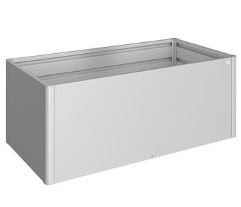 Biohort Metall HochBeet 2x1, ca. B201/H77/T102 cm, Silber -