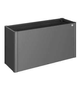 Biohort Metall HochBeet 1,5x0,5, ca. B152/H77/T53 cm, Dunkelgrau -