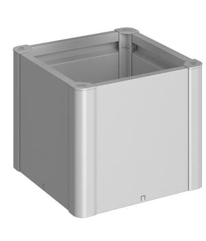 Biohort Hochbeet Belvedere 50, Silber - Metall