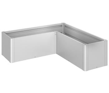 Biohort Hochbeet Belvedere L150, Silber - Metall