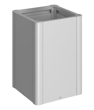 Biohort Hochbeet Belvedere 50, Silber - Metall