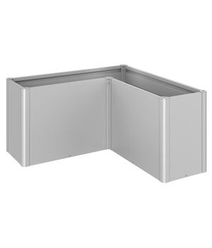 Biohort Hochbeet Belvedere L150, Silber - Metall