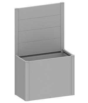 Biohort Sichtschutz Belvedere 100, ca. B102/H91/T4 cm, Silber - Metall
