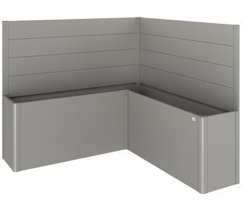 Biohort Sichtschutz Belvedere L200, ca. B201/H91/T201 cm, Quarzgrau - Metall