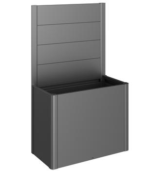 Biohort Sichtschutz Belvedere 100, ca. B102/H91/T4 cm, Dunkelgrau - Metall