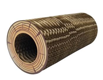 Dehner Lieblinge Spieltunnel Cardboard, braun, ca. Ø9/L20 cm - Papier
