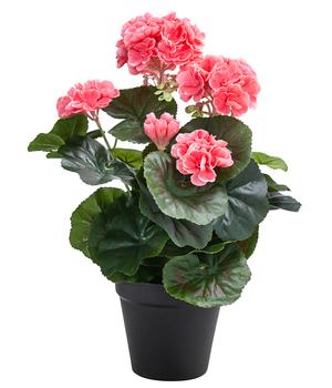 Flower Manufaktur Kunstpflanze Geranie, ca. H33 cm