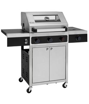 tepro Gasgrill Keansburg 3 Special Edition, Silber / Schwarz - Edelstahl