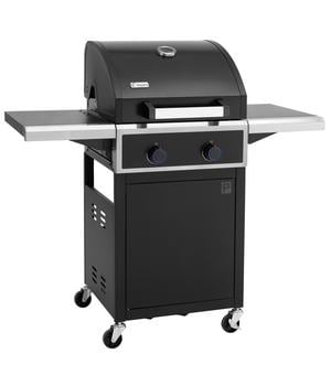 tepro Gasgrill Keansburg 2, Silber / Schwarz - Edelstahl Gusseisen