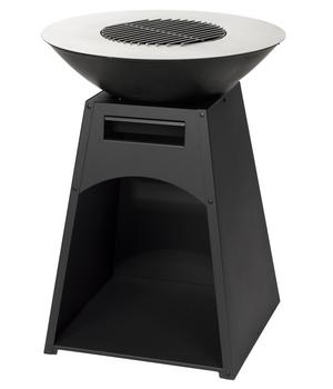 tepro Plancha Säulengrill Waco, Schwarz - Edelstahl