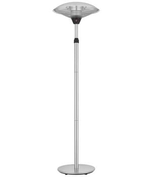 tepro Standheizstrahler Millbury, Silber - Metall / Kunststoff