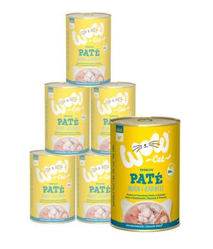 WOW® Cat Nassfutter für Katzen Adult, 6 x 400 g
