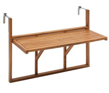 Dehner Balkonhängetisch, ca. B90/H65/T41,7 cm