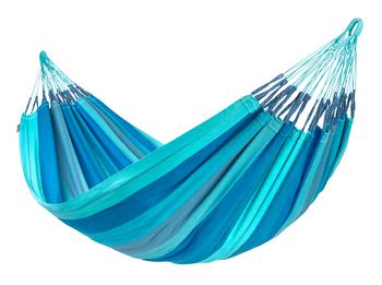 La Siesta Doppel-Hängematte Modesta, Blau - Baumwolle