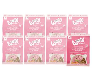 WOW® Cat Trockenfutter für Katzen, Junior, Geflügel & Karotten