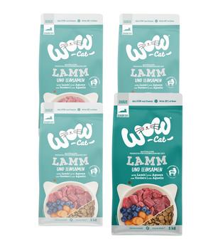 WOW® Cat Trockenfutter für Katzen Senior, Lamm & Leinsamen