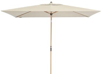 Doppler Sonnenschirm Aluwood Ultra, rechteckig, ca. B300/T200 cm, Natur - Aluminium / Stahl Polyester