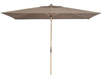 Doppler Sonnenschirm Aluwood Ultra, rechteckig, ca. B300/T200 cm, Taupe - Aluminium / Stahl Polyester