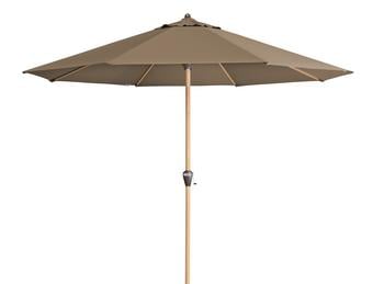 Doppler Sonnenschirm Aluwood Ultra, rund, ca. Ø350 cm, Taupe - Aluminium / Stahl Polyester