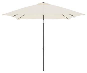 Derby Sonnenschirm Push Up, quadratisch, ca. B210/T210 cm, Natur - Aluminium / Stahl Polyester