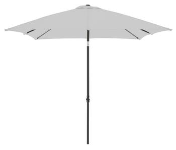 Derby Sonnenschirm Push Up, quadratisch, ca. B210/T210 cm, Hellgrau - Aluminium / Stahl Polyester