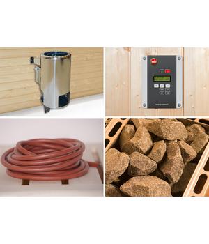 Weka Saunaofen-Set 1, 3-teilig