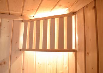 Weka Spezial-Sauna-Leuchten-Set - Holz / Keramik Silikon