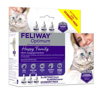 FELIWAY® Optimum Nachfüllflakon, 3er Set