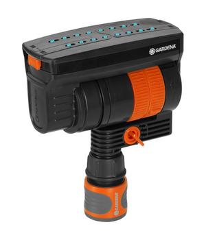 GARDENA Viereckregner Sprinklersystem Pipeline, Schwarz / Orange Hellblau - Kunststoff