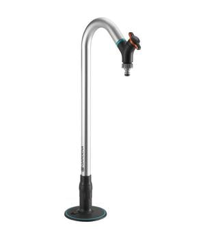 GARDENA Garten-Wasserhahn Sprinklersystem Pipeline, Silber / Hellblau Grau Orange - Aluminium Kunststoff