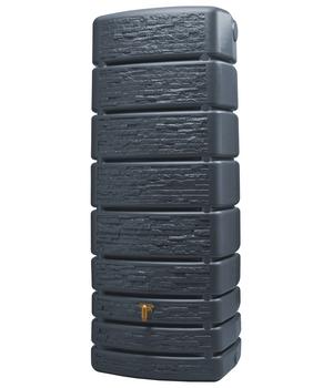 4rain Wandtank Slim Stone Decor, 500 l, Dunkelgrau - Kunststoff