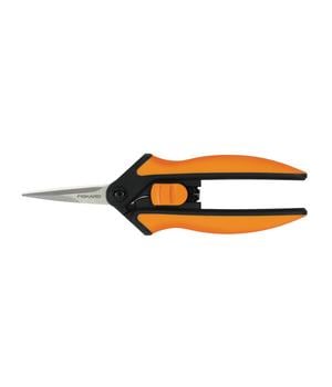 Fiskars Gartenschere Micro-Tip SP13, Orange, Schwarz, Silber - Kunststoff, Metall