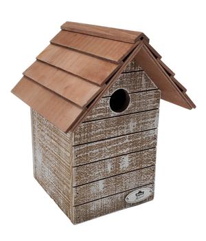 Dehner Natura Premium Nistkasten Monaco, ca. B19,5/H26/T19,5 cm, Braun - Kiefernholz