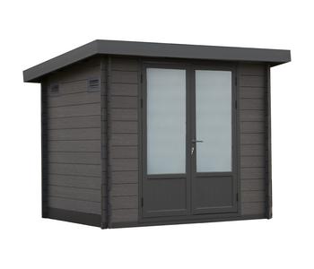 Wolff Finnhaus Gartenhaus WPC-Trend B, ca. B280/H222/T240 cm